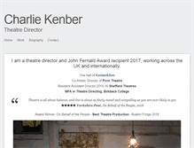 Tablet Screenshot of charliekenber.com